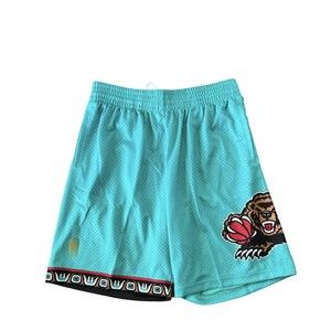 Mitchell Ness NBA Vancouver Grizzlies Swingman Blue Green Basketball Shorts NWT